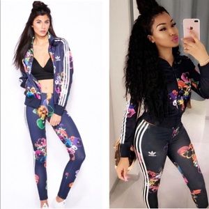 Adidas original floral leggings